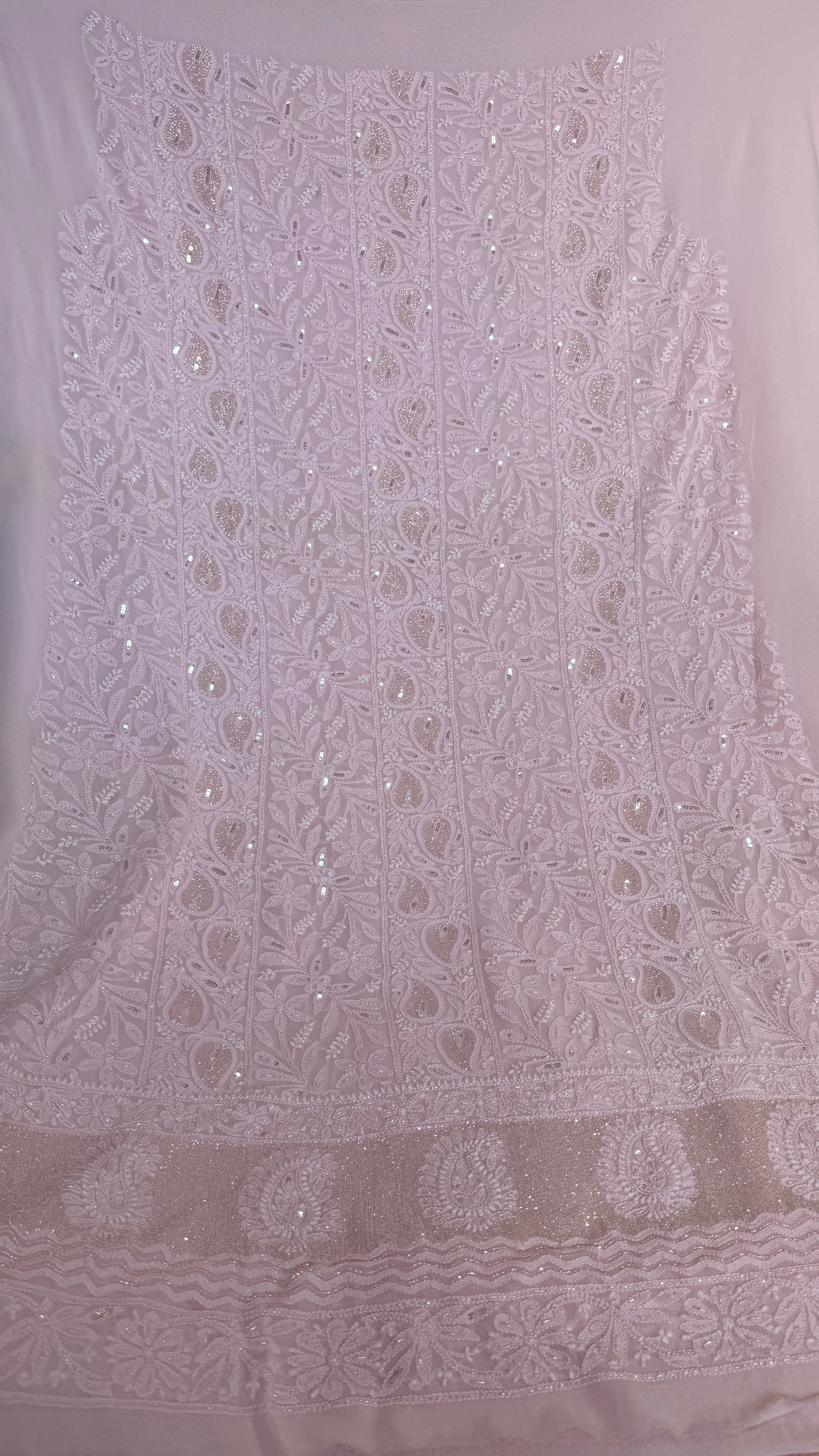 Viscose Length with Dupatta - Pink
