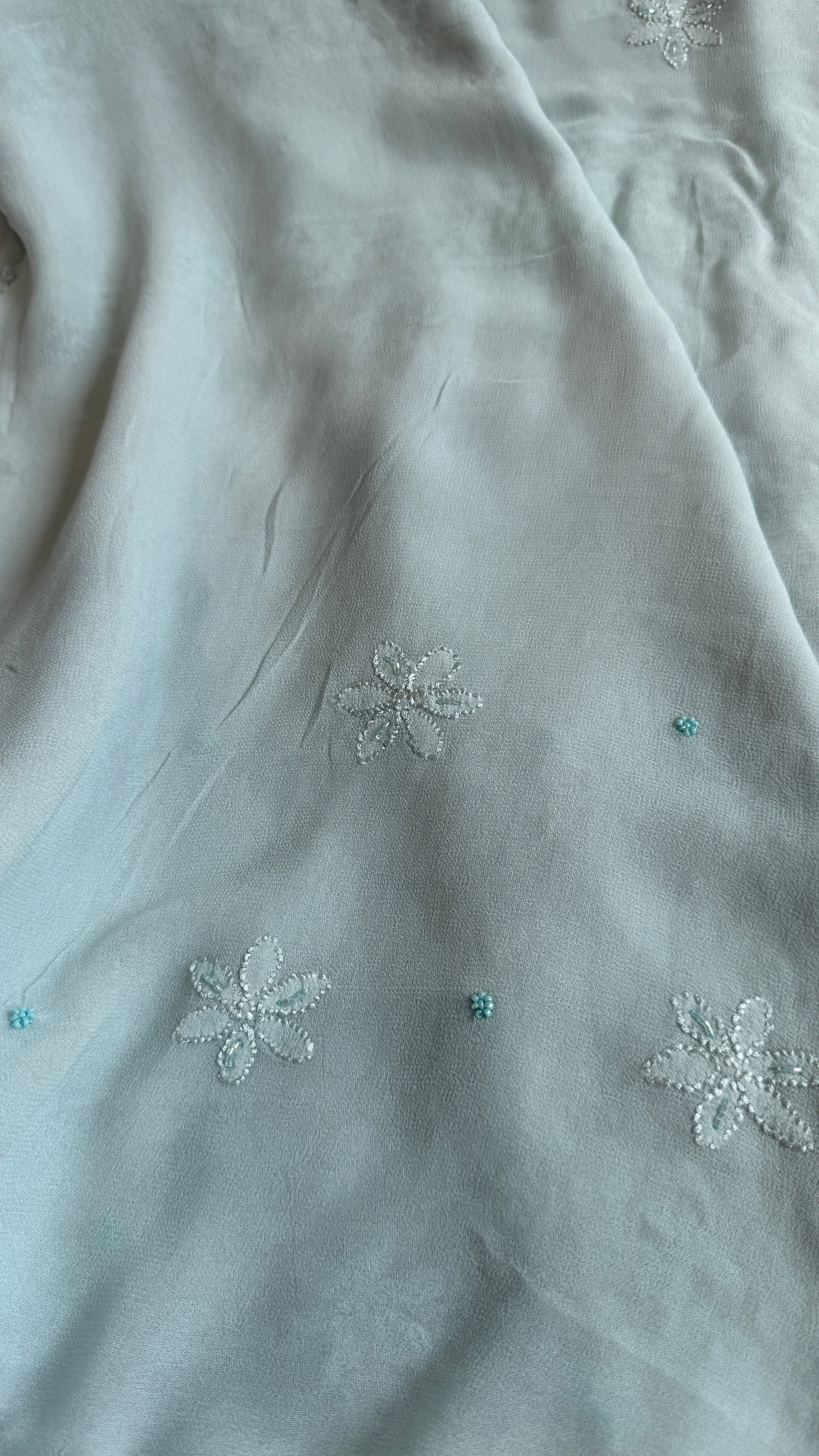 Viscose Length with Dupatta - Blue