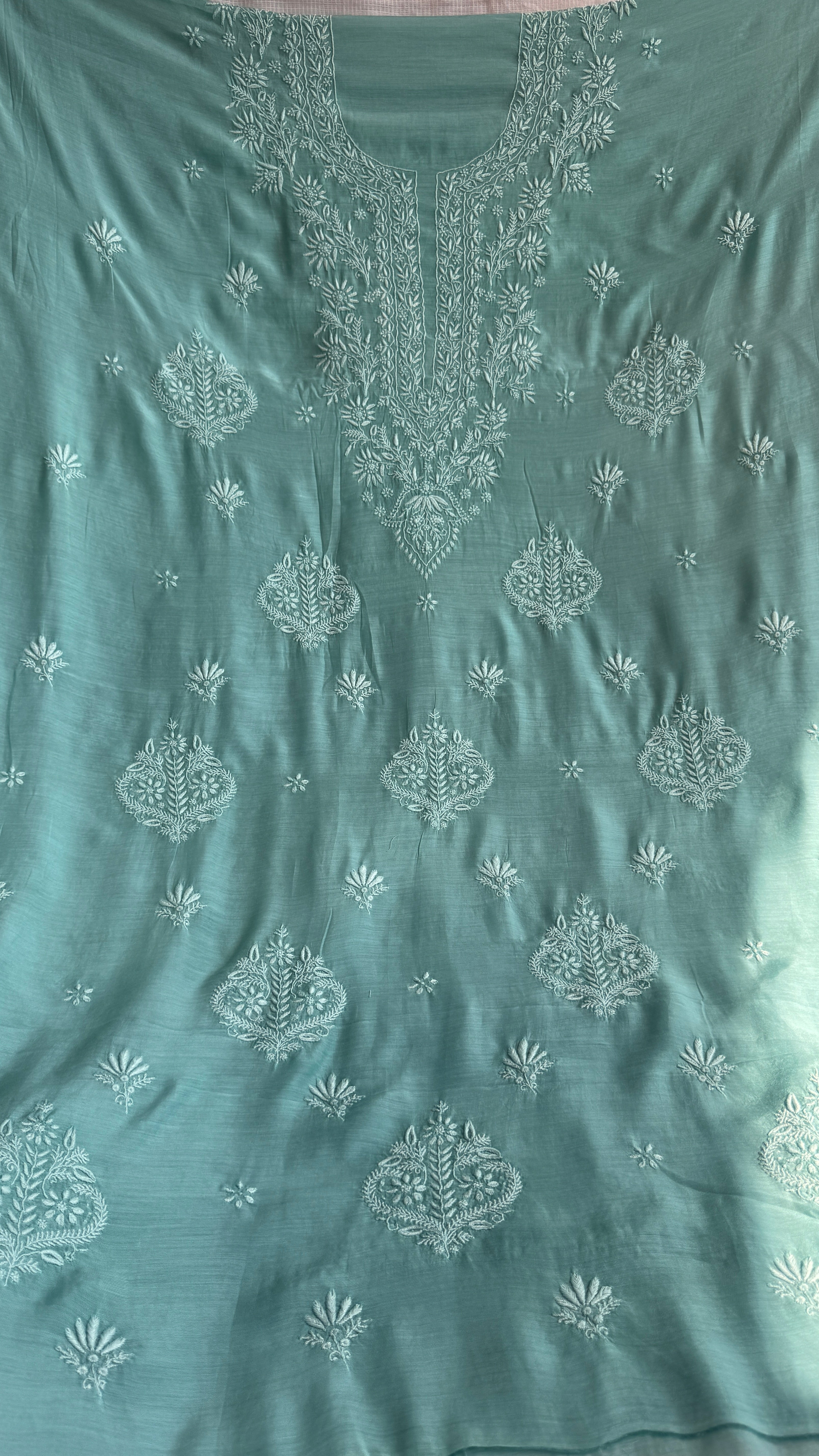 Pure Muslin kurti Length unstitched - Tiffany