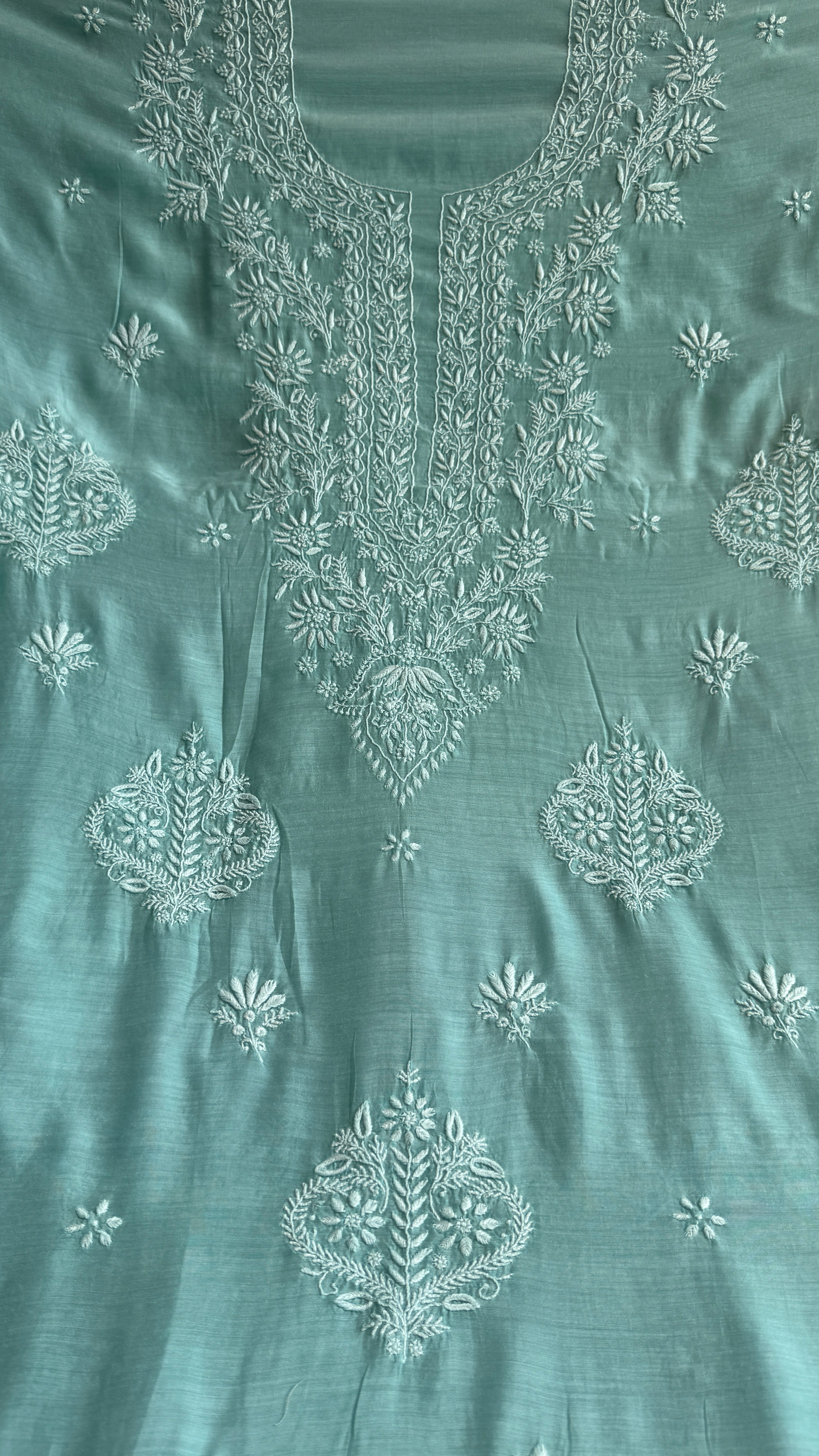 Pure Muslin kurti Length unstitched - Tiffany