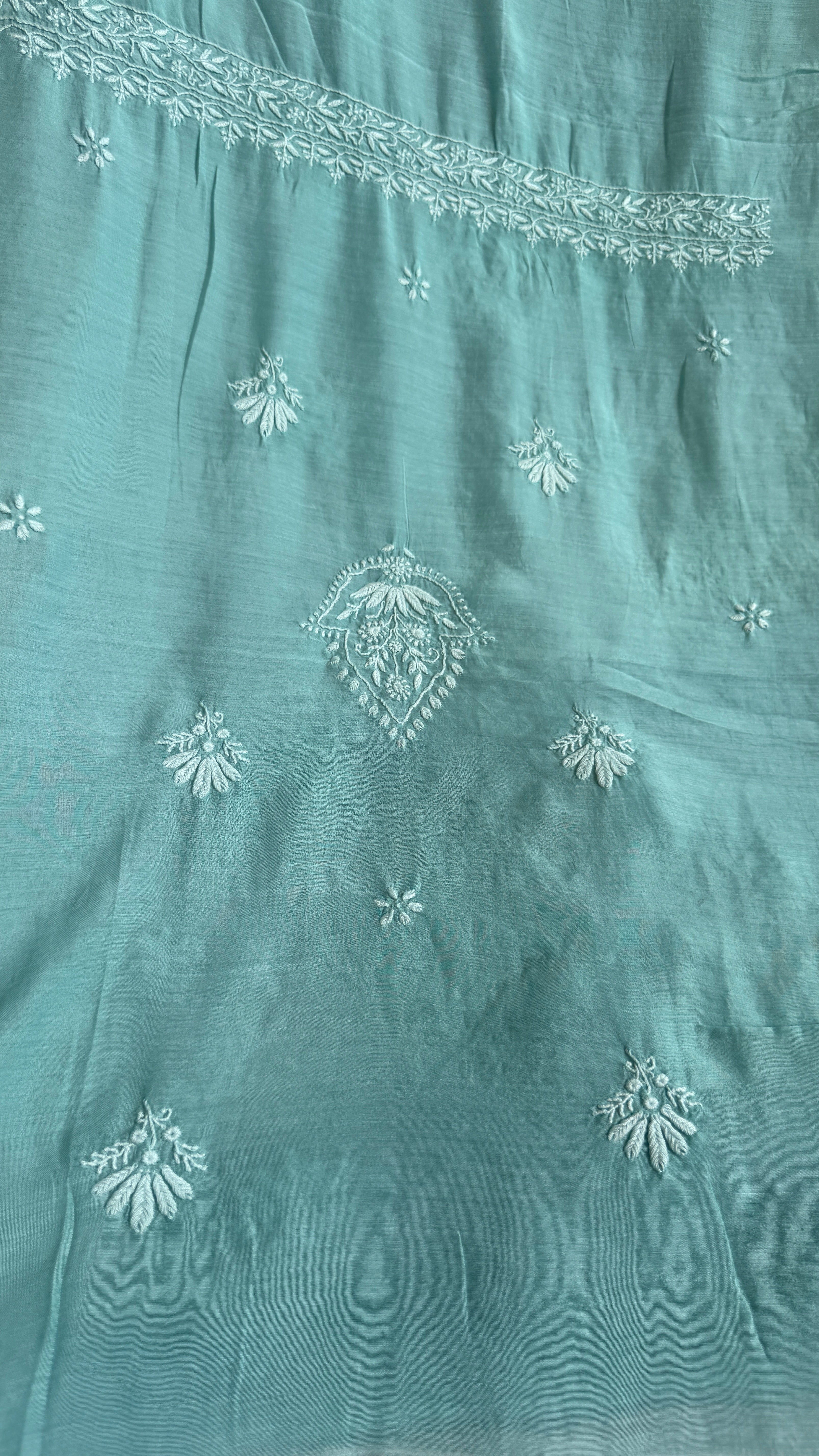 Pure Muslin kurti Length unstitched - Tiffany