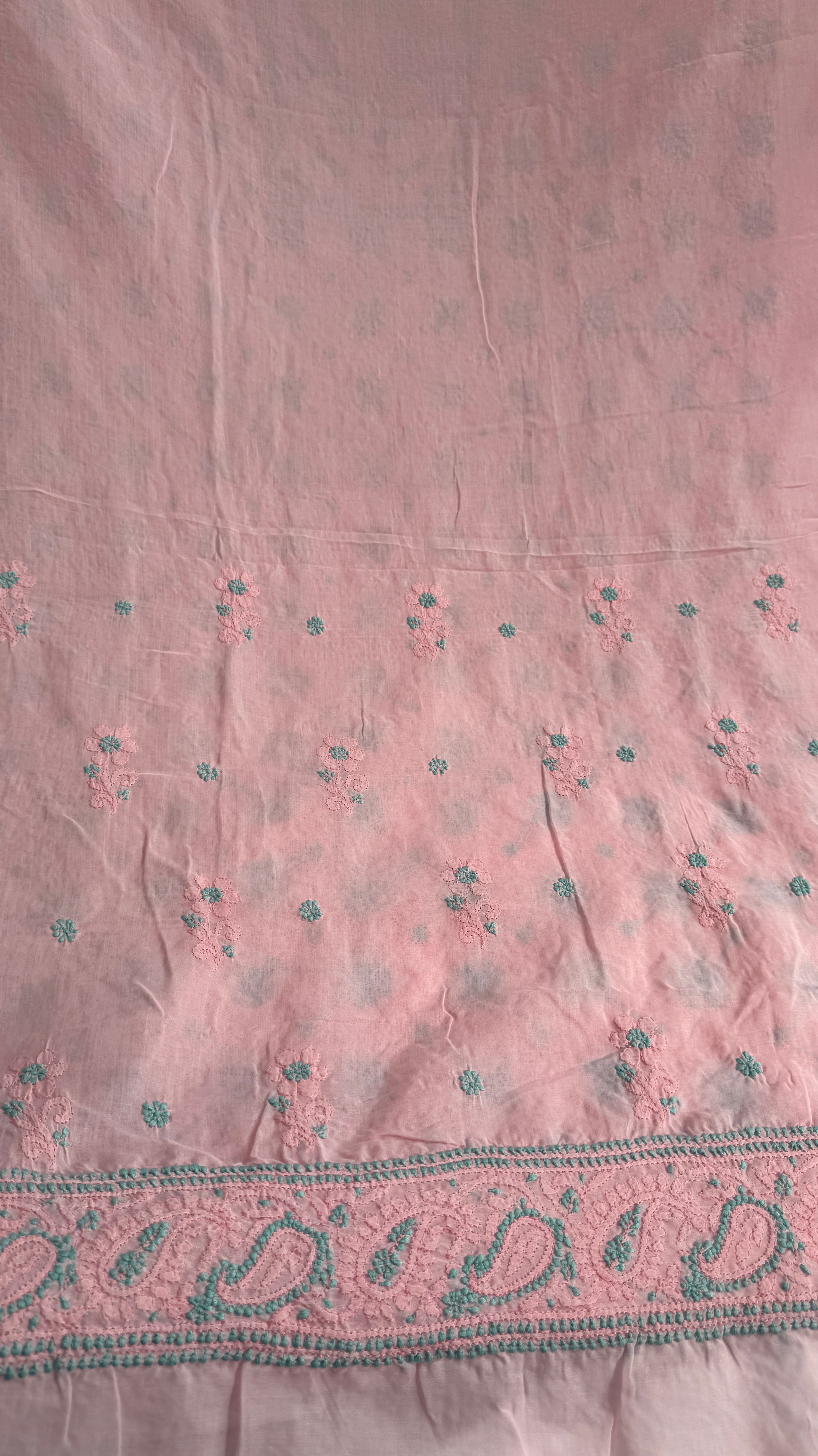 Handcrafted Lucknowi Chikankari Suit Set - Full Jaal - ARIAA CHIKANKARI