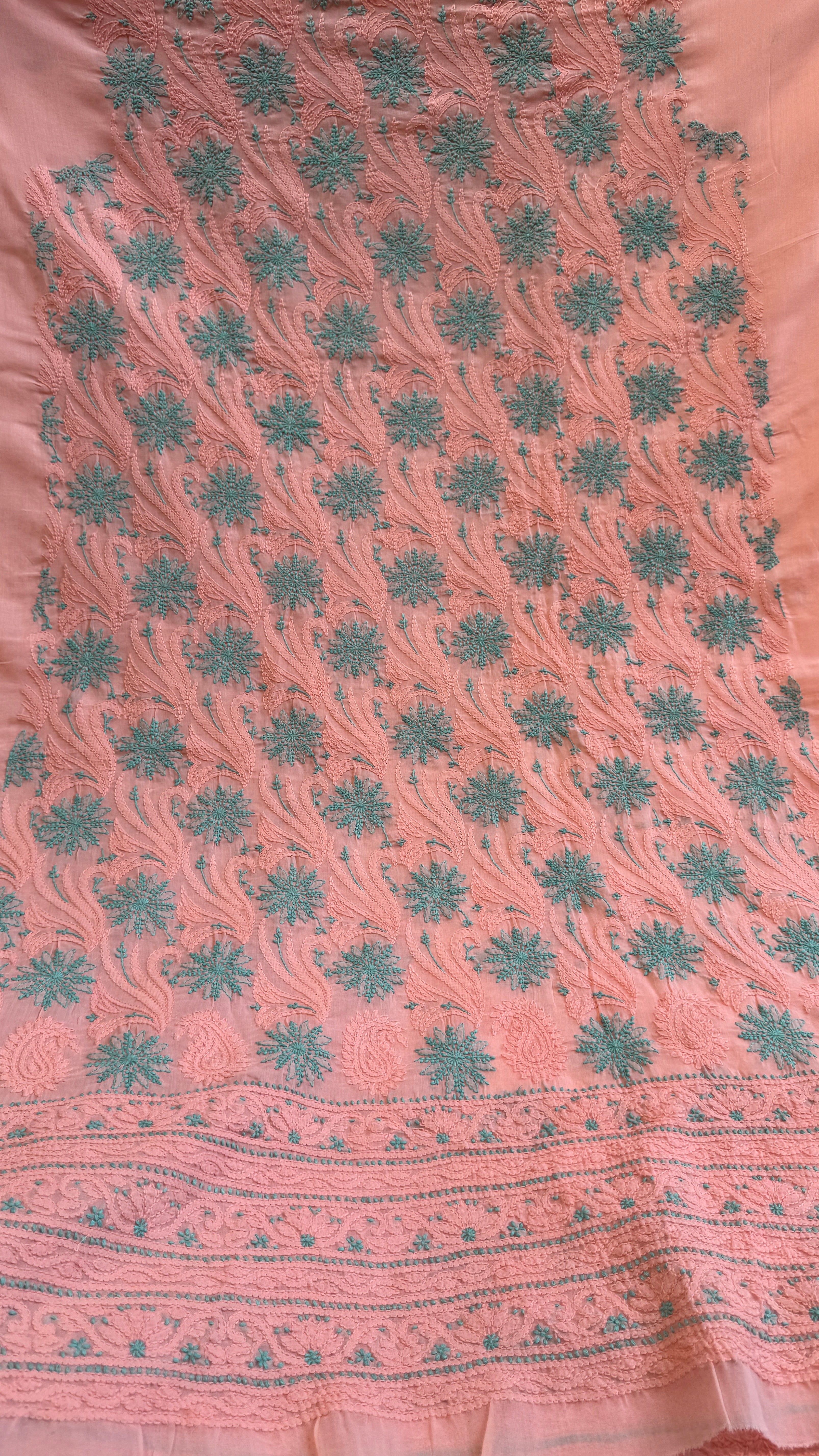 Handcrafted Lucknowi Chikankari Suit Set - Full Jaal - ARIAA CHIKANKARI