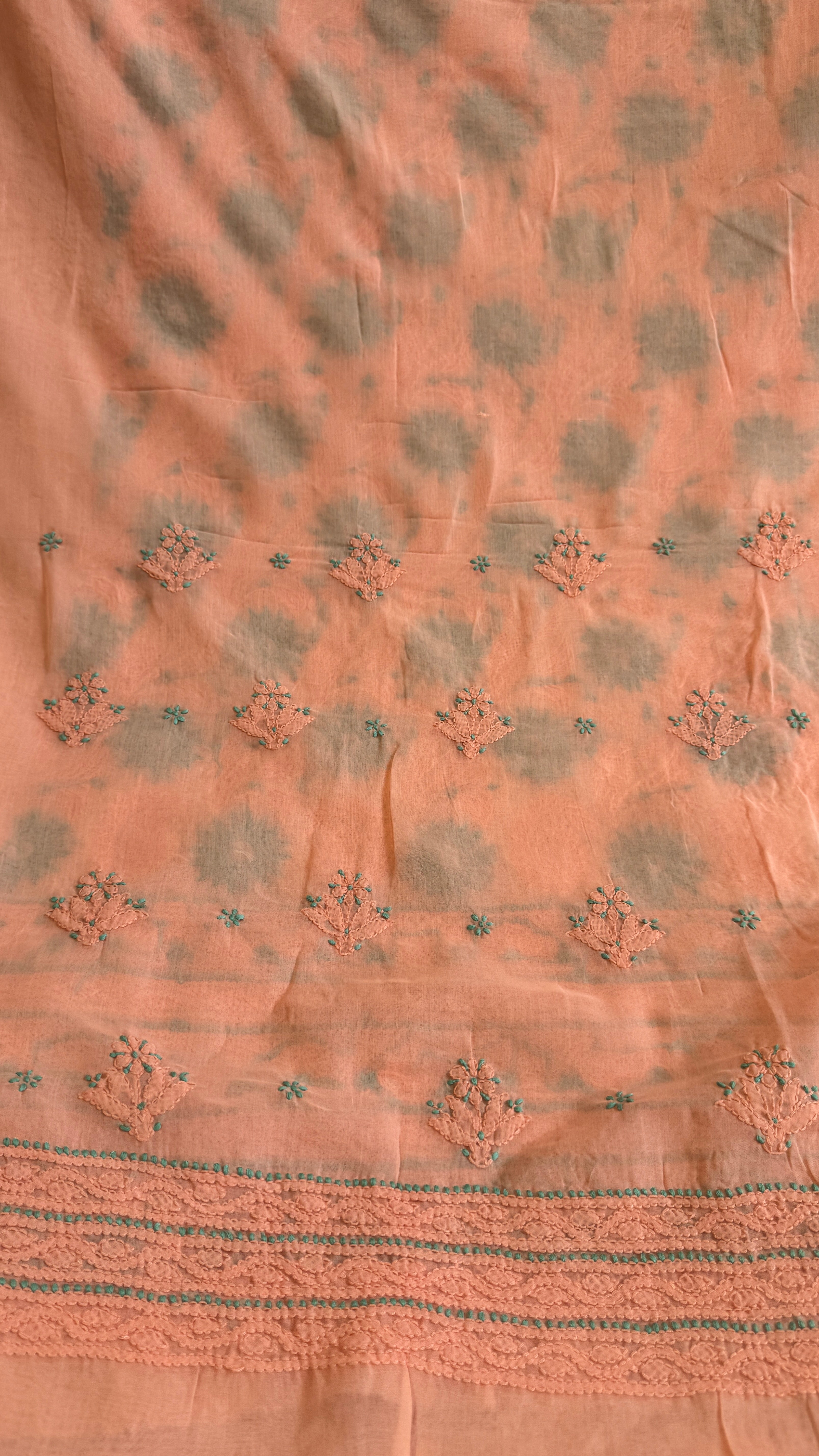 Handcrafted Lucknowi Chikankari Suit Set - Full Jaal - ARIAA CHIKANKARI