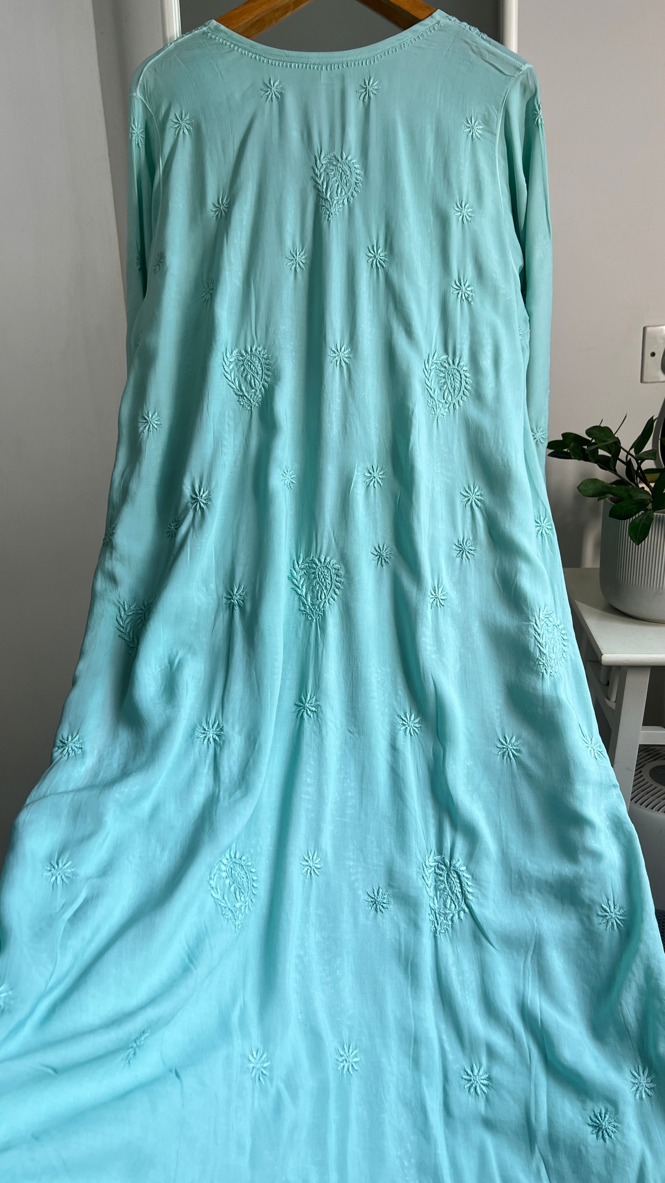 Premium Modal Chikankari Cotton Kurti -Tiffany - Noor Collection