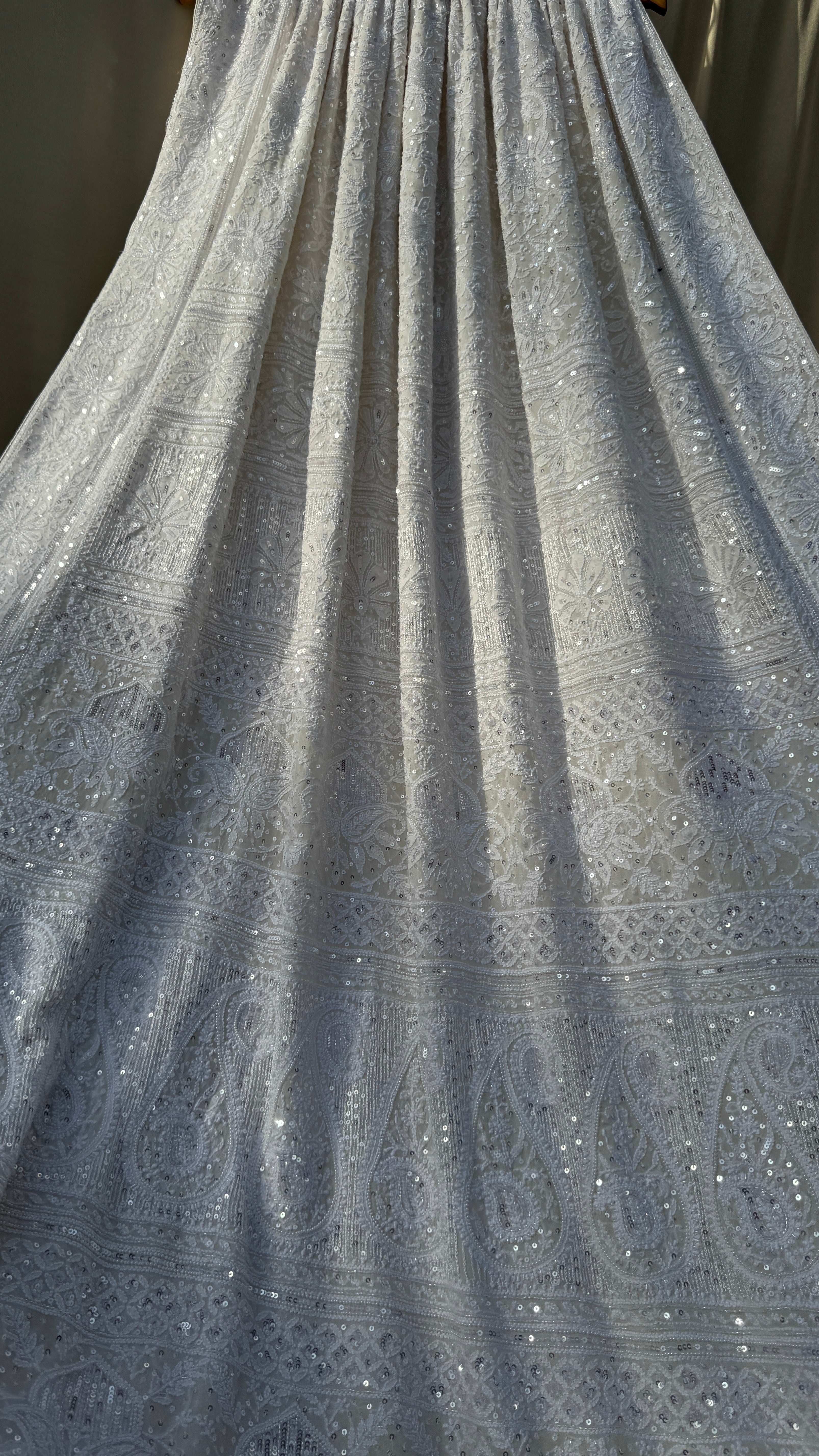 Pure Georgette Chikankari Saree