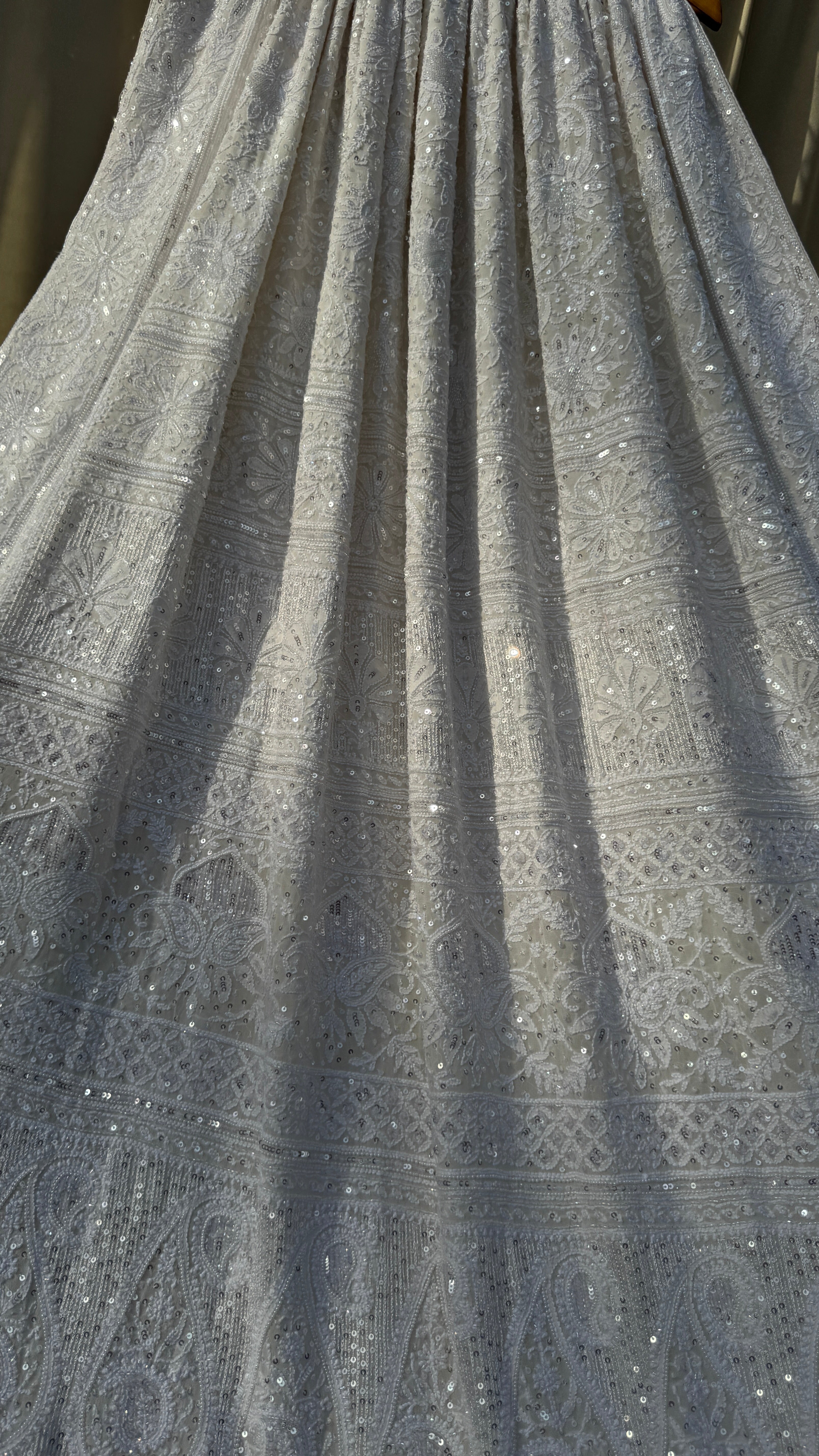 Pure Georgette Chikankari Saree