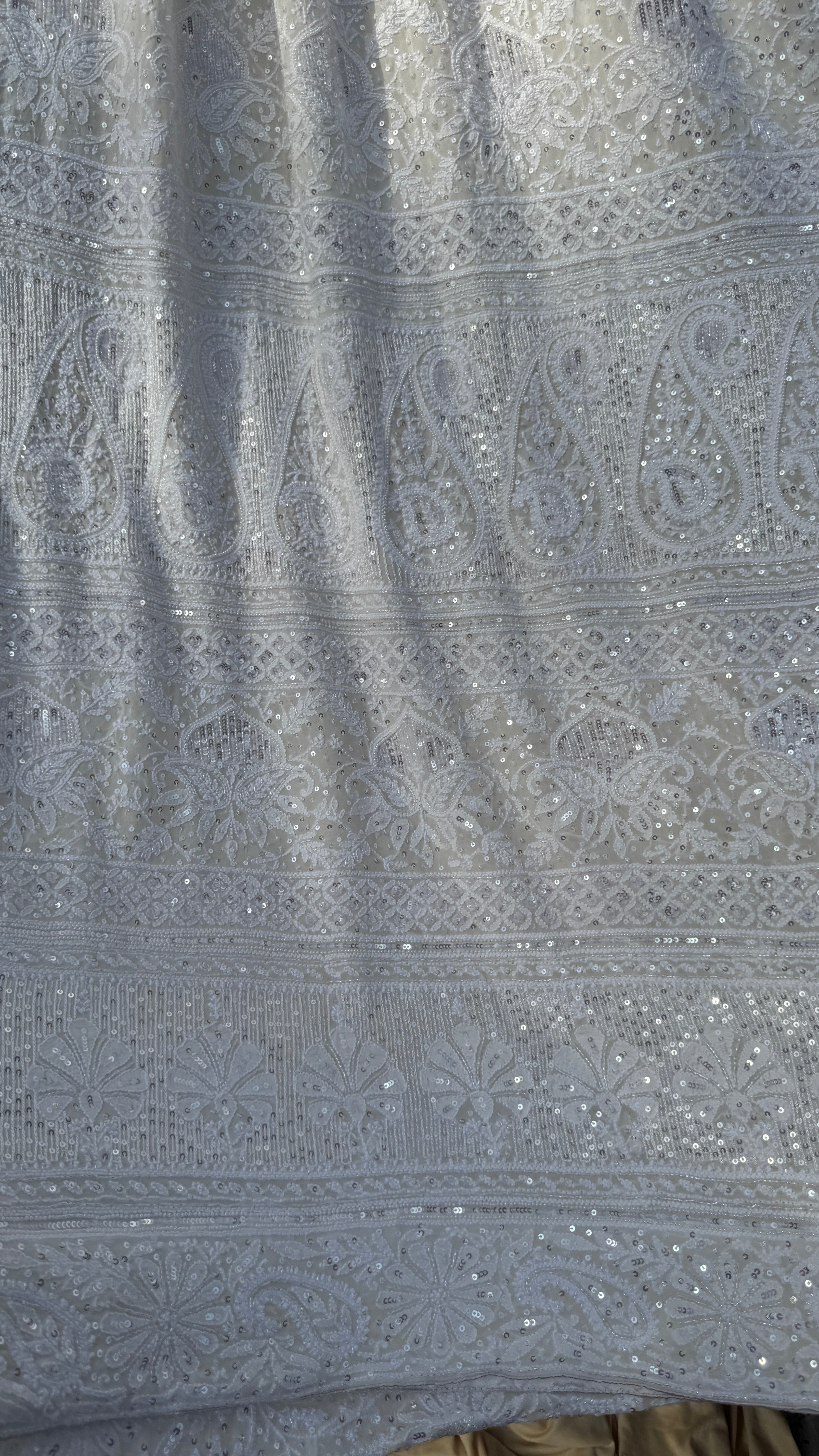 Pure Georgette Chikankari Saree