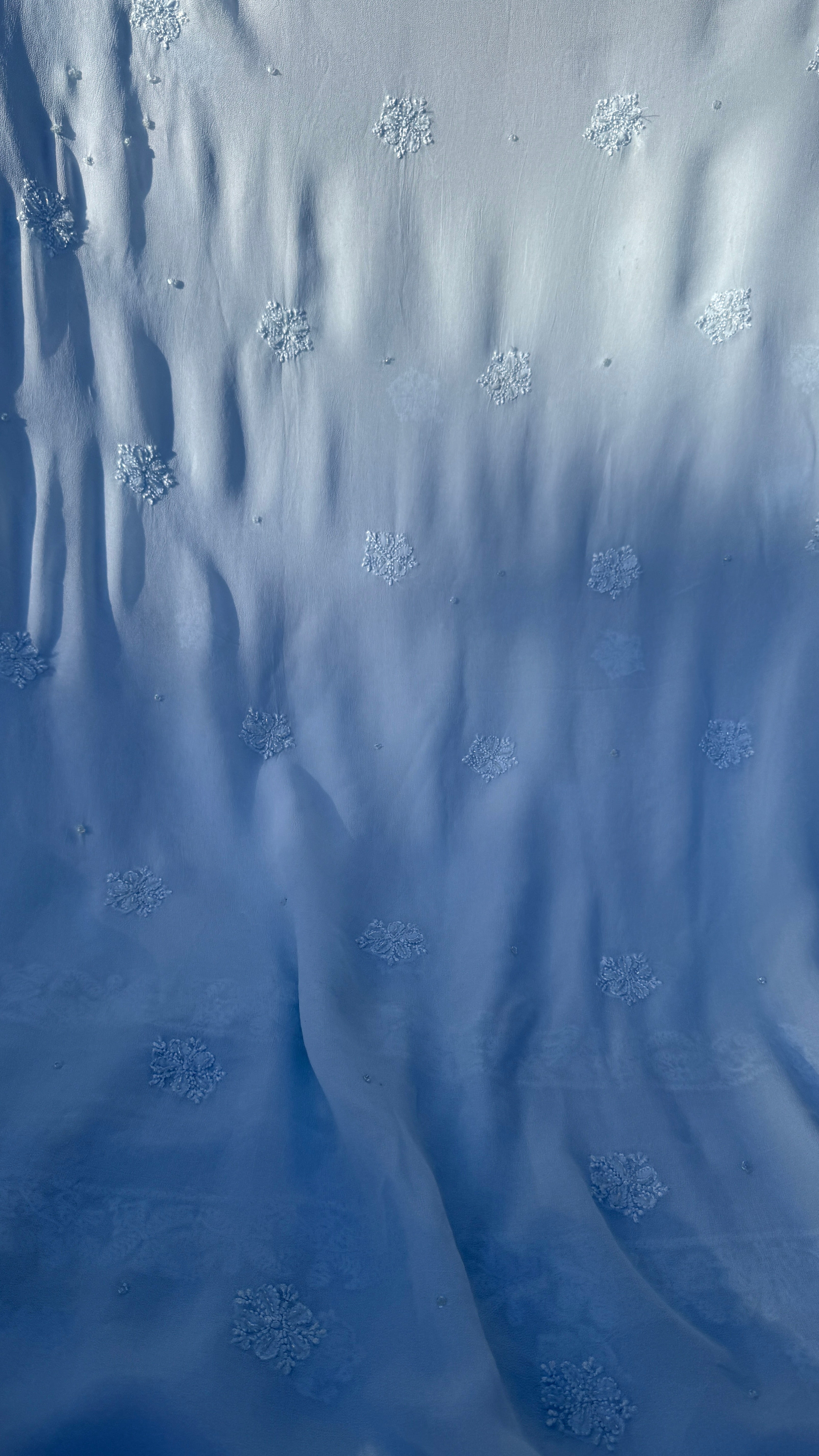 Viscose Length with Dupatta - Blue