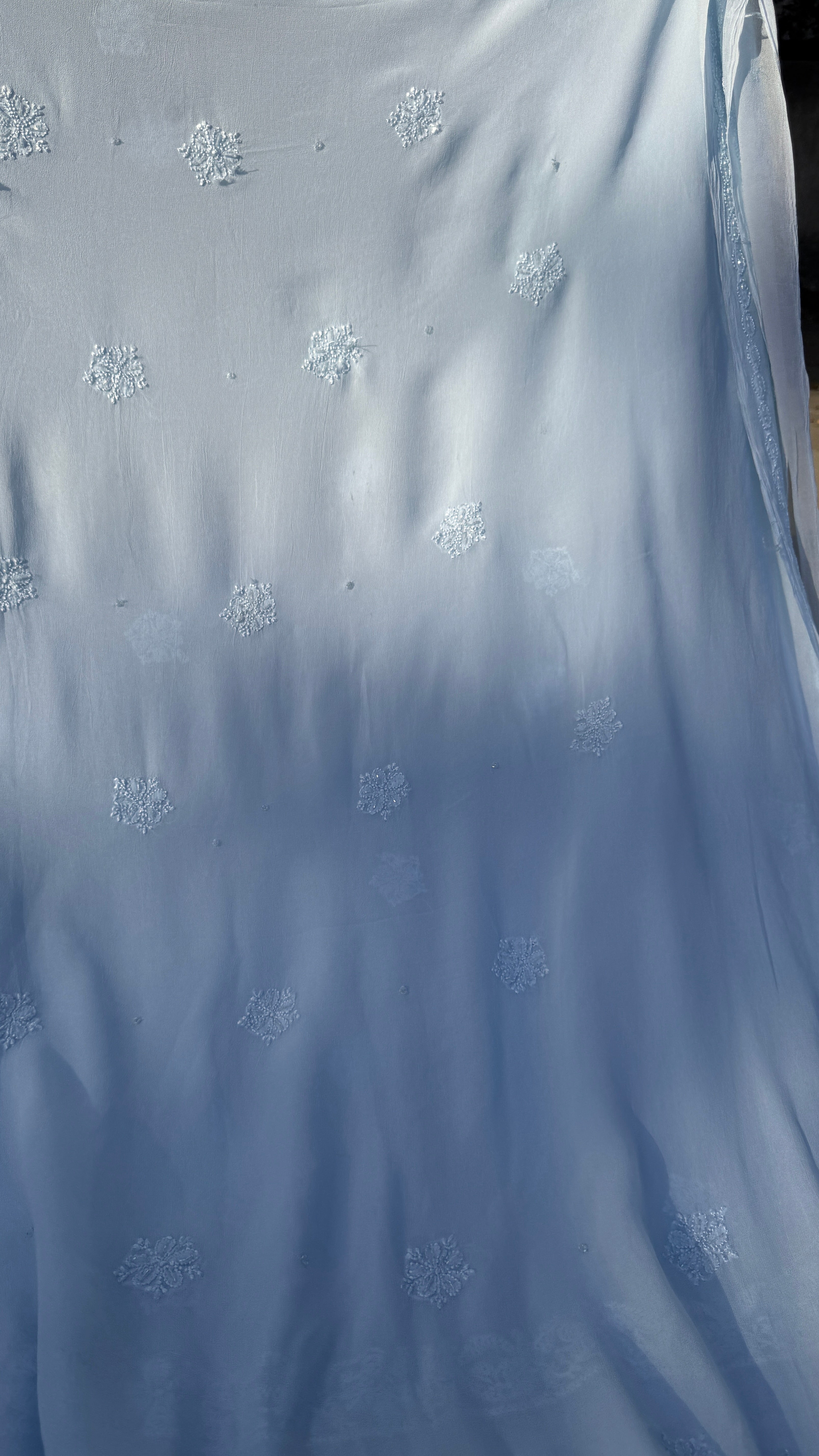 Viscose Length with Dupatta - Blue