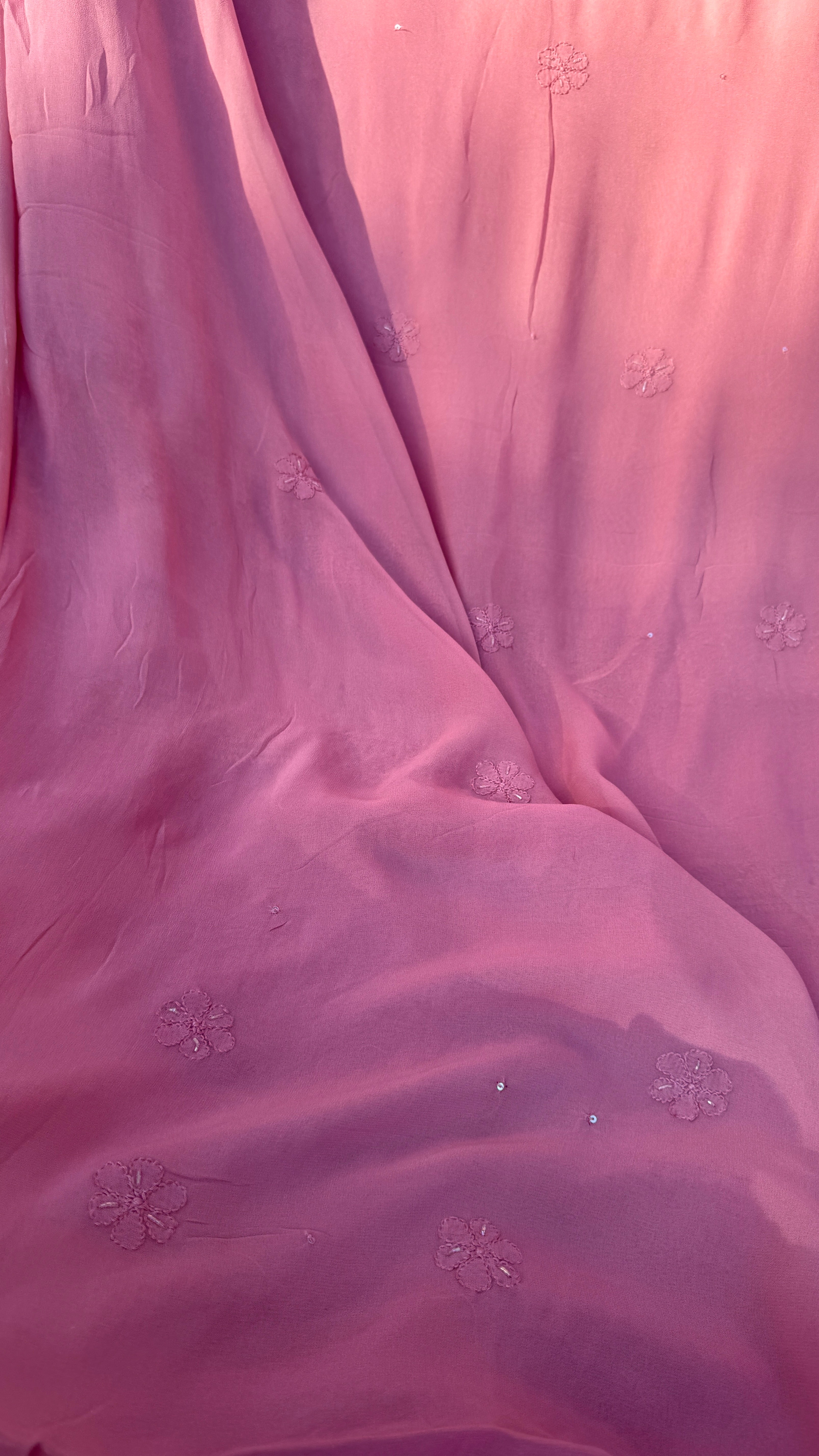 Viscose Length with Dupatta - Rosewood