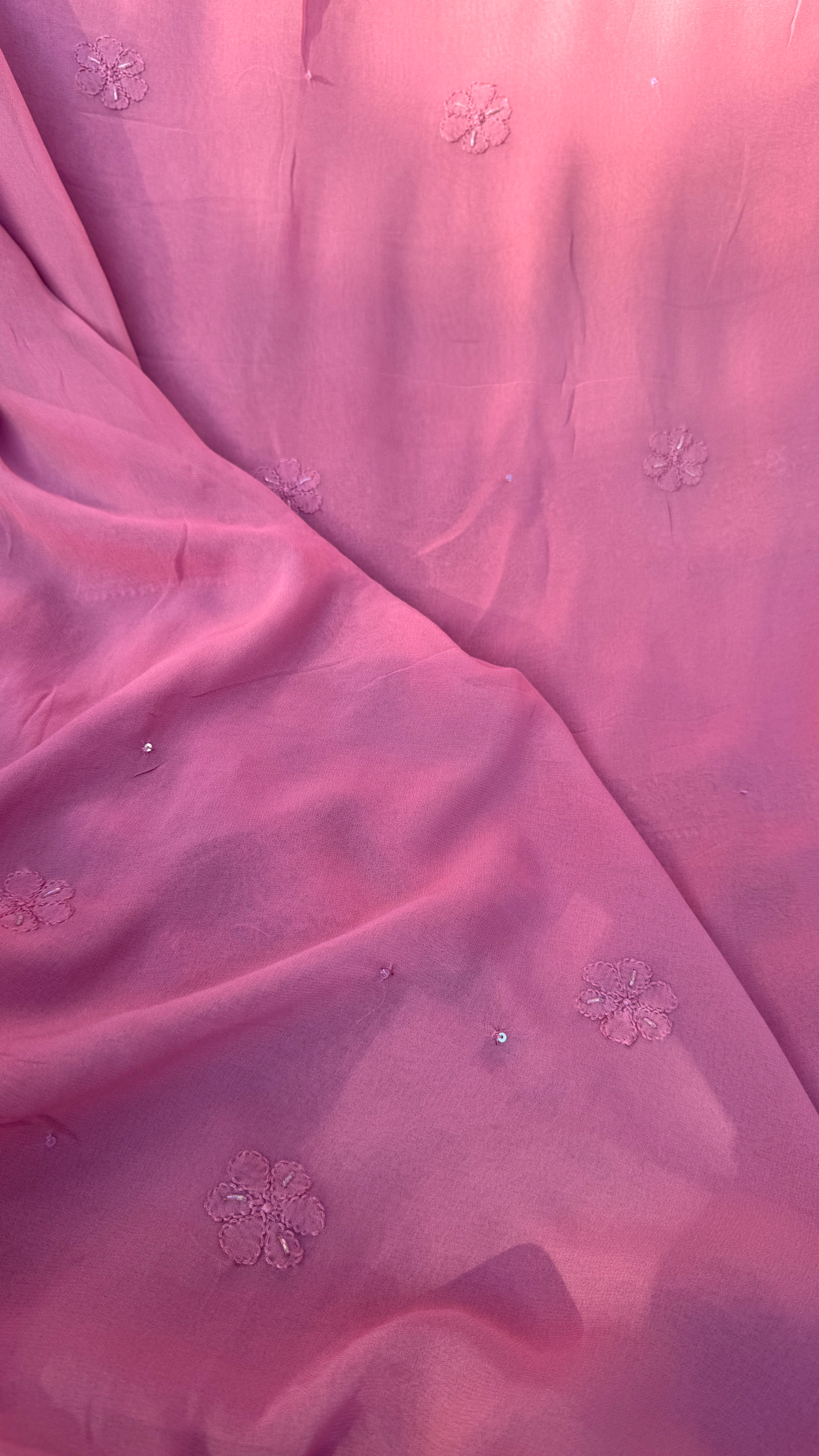 Viscose Length with Dupatta - Rosewood