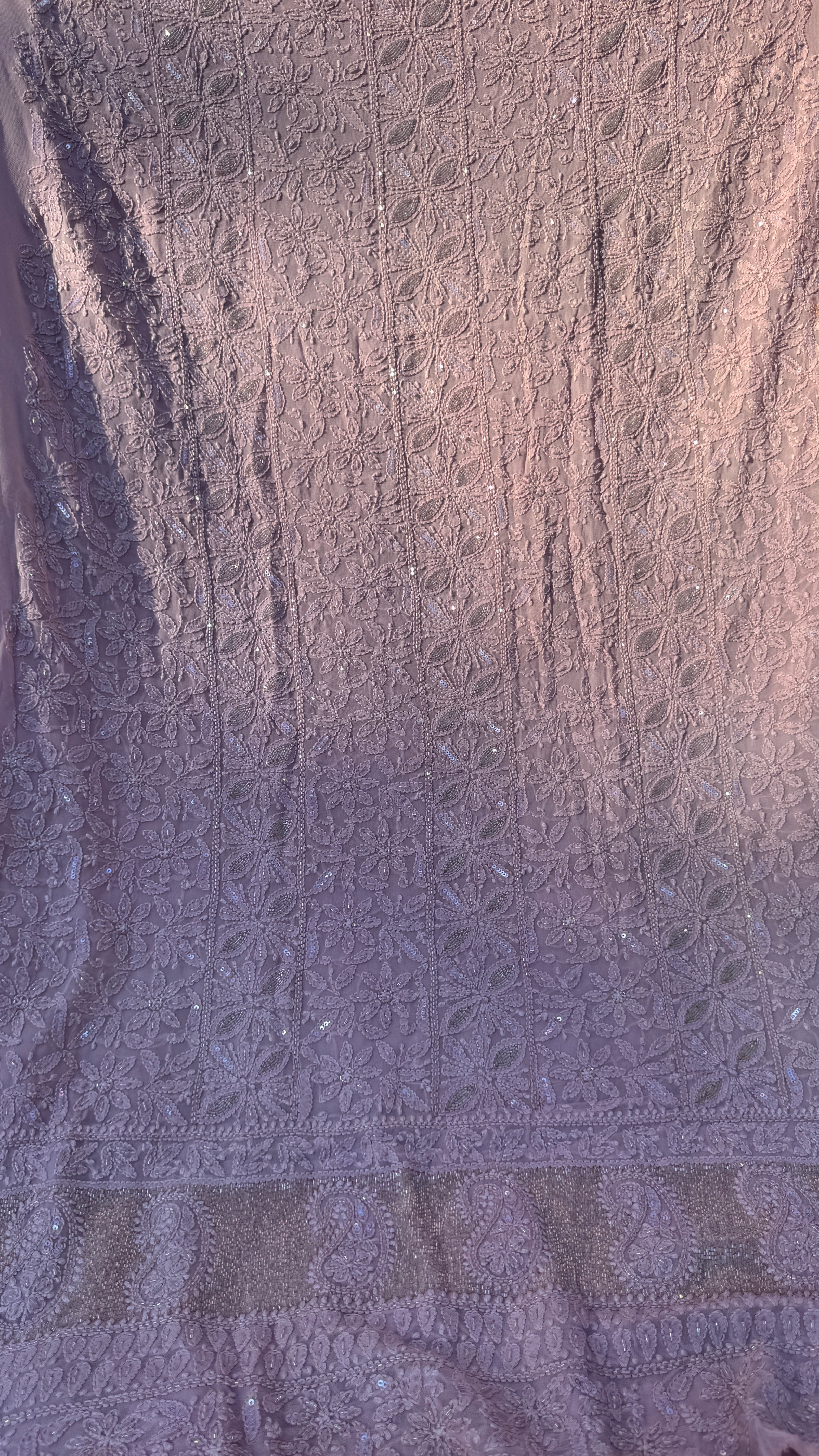 Viscose Length with Dupatta - Onion Pink