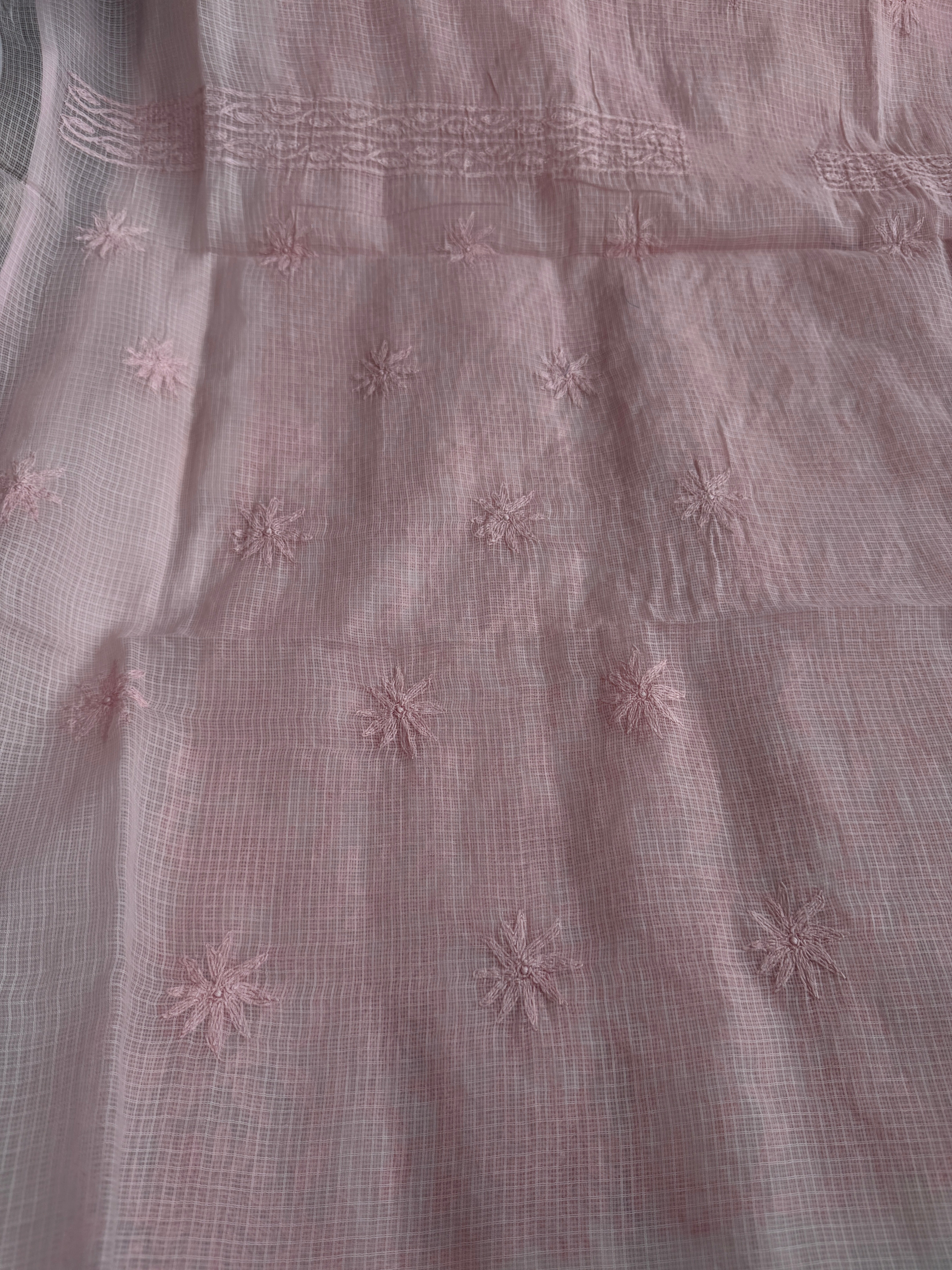 Kota Length with Dupatta in Tepchi work - Pink ARIAA CHIKANKARI 