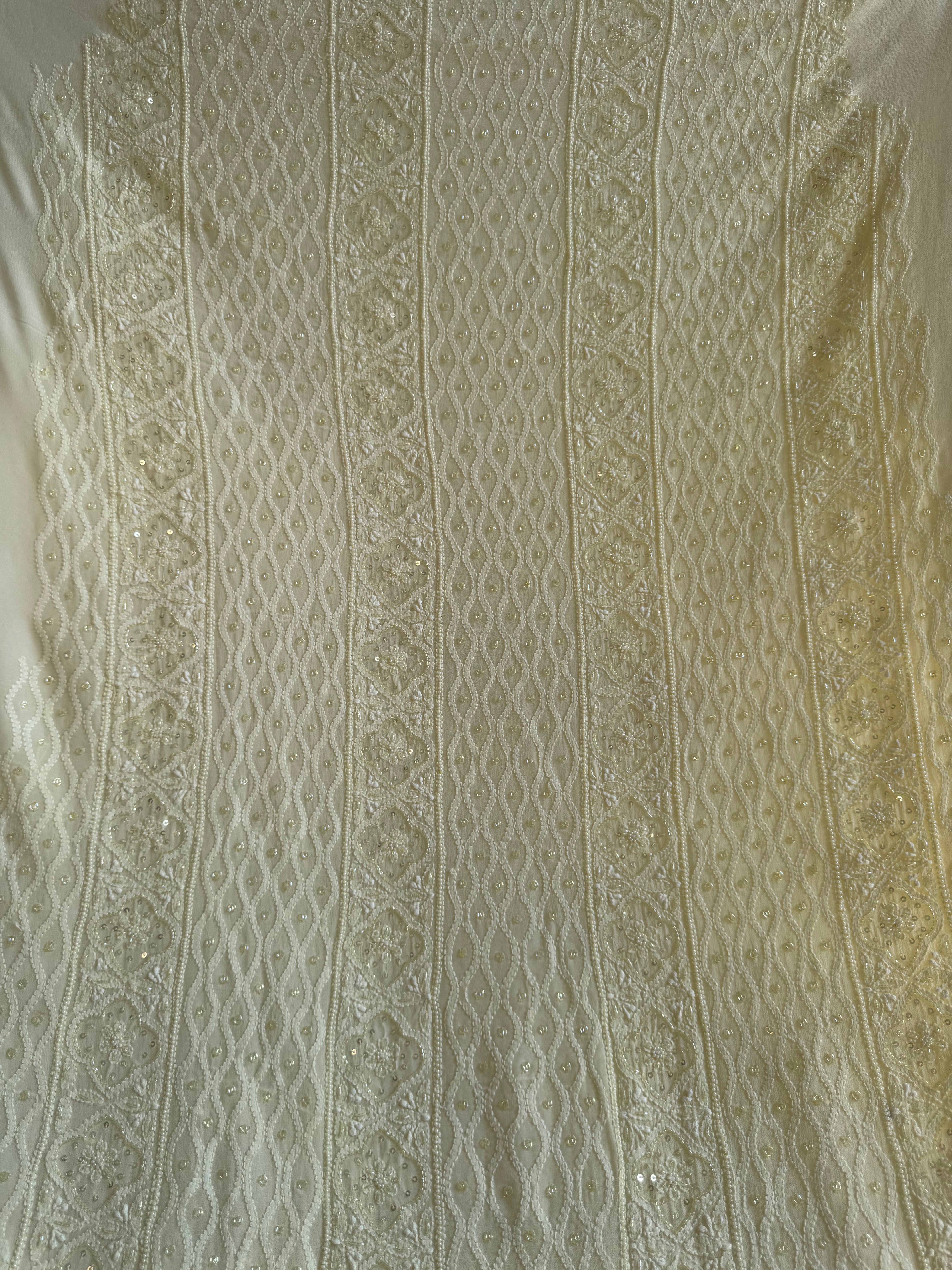 Viscose Length with Dupatta - Lemon Yellow ARIAA CHIKANKARI 