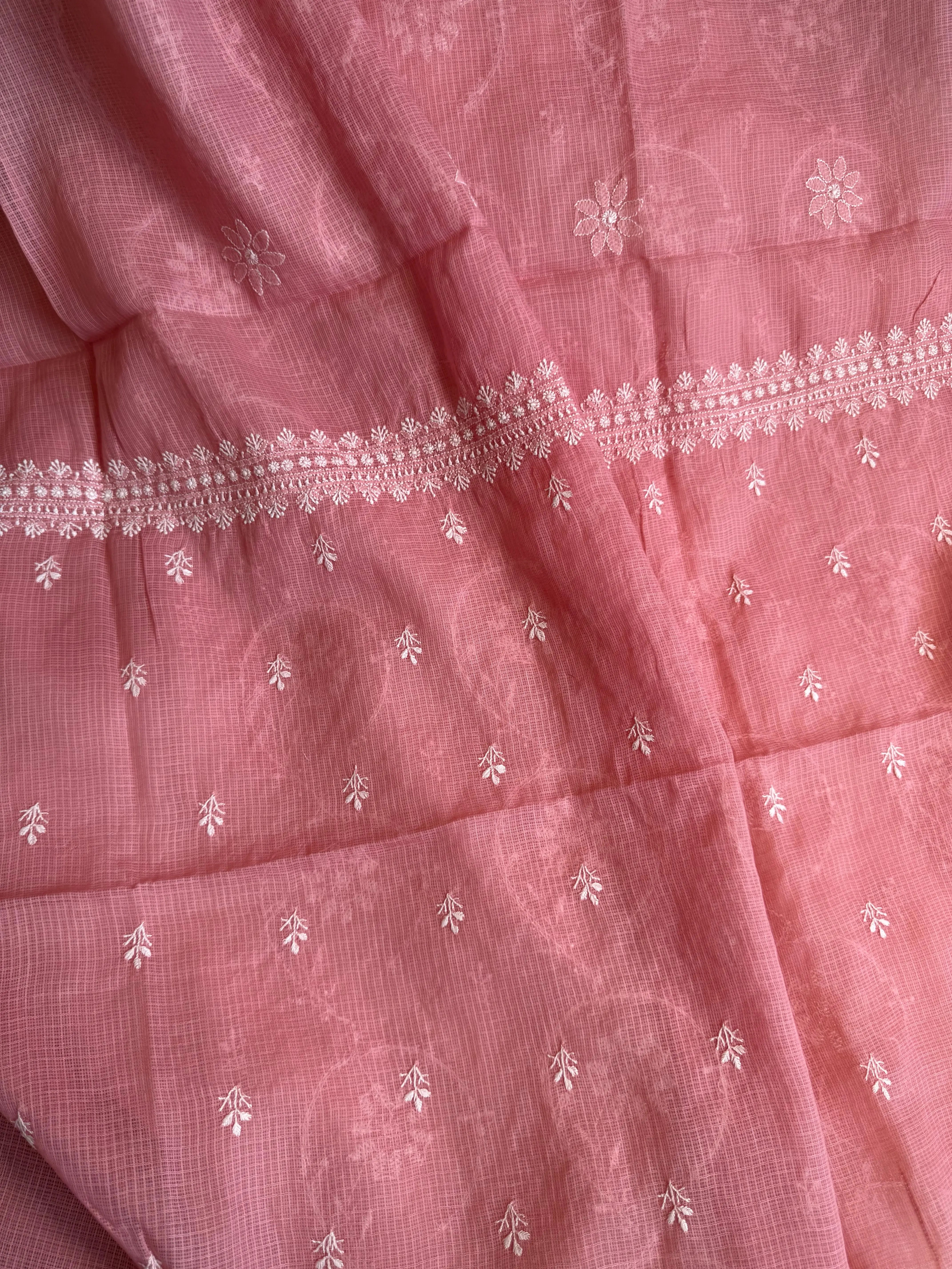 Kota Length with Dupatta - Rosewood ARIAA CHIKANKARI 