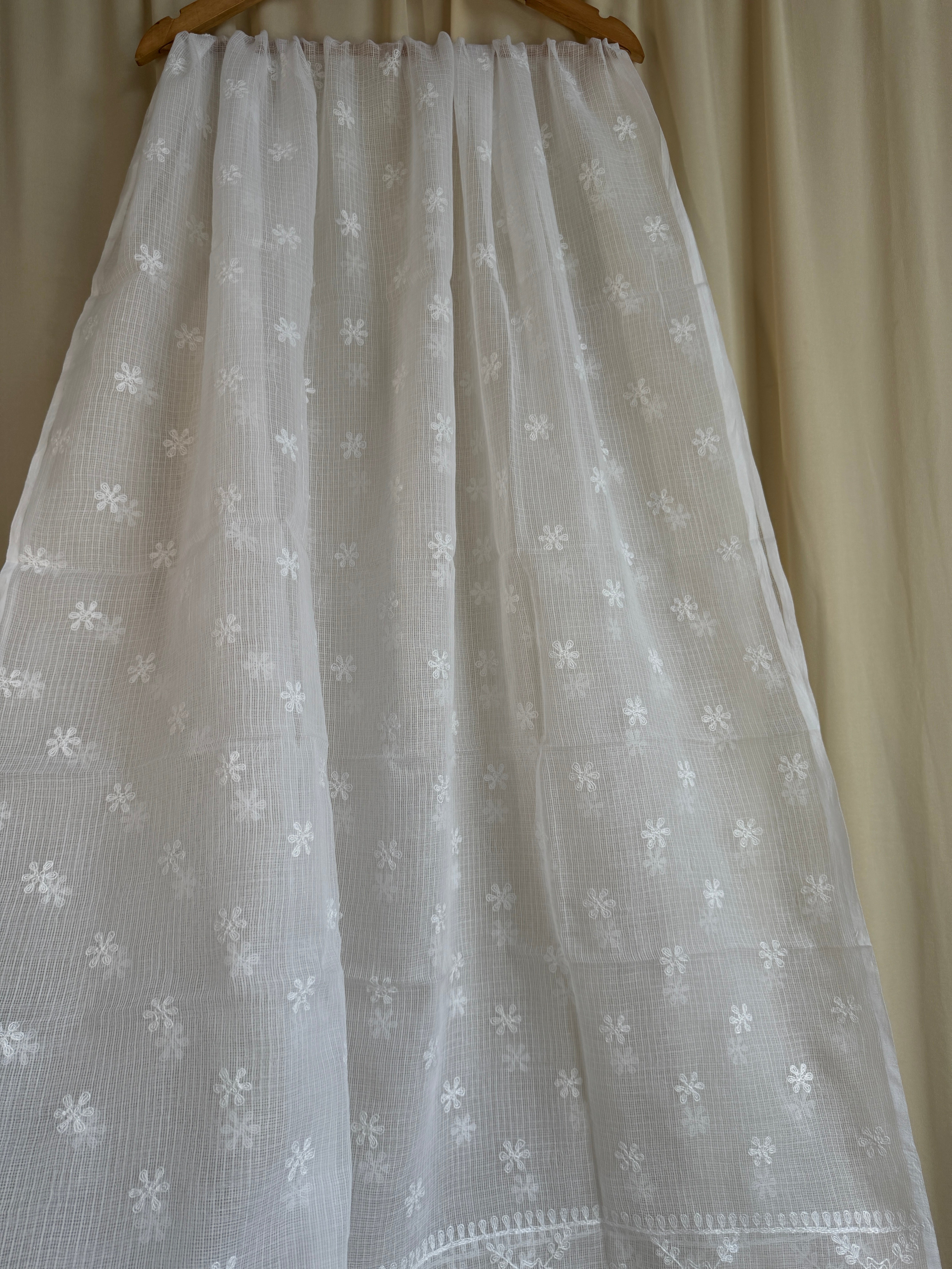 Kota Dupatta with Chikankari - Full Jaan