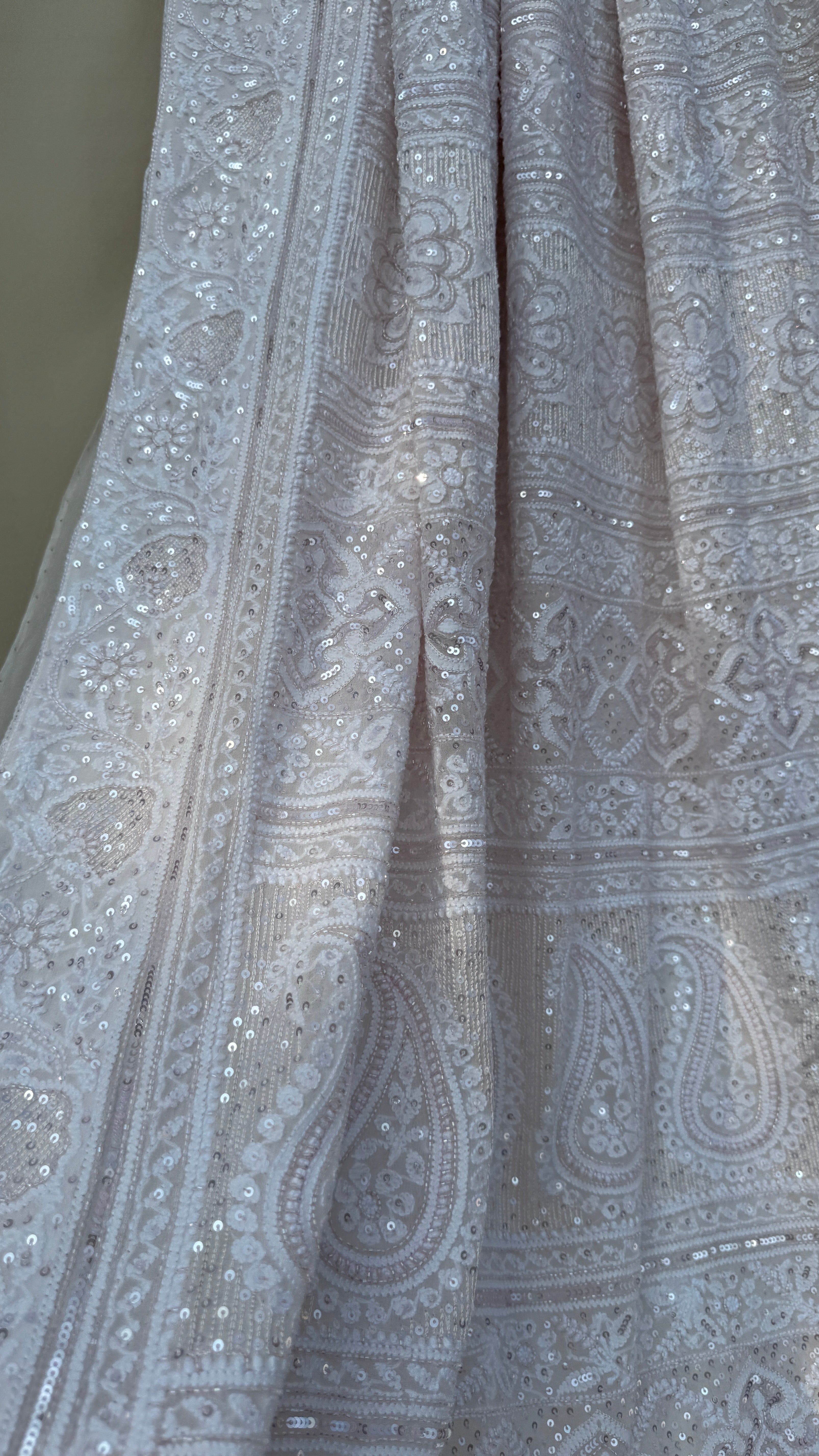 Pure Georgette Chikankari Saree